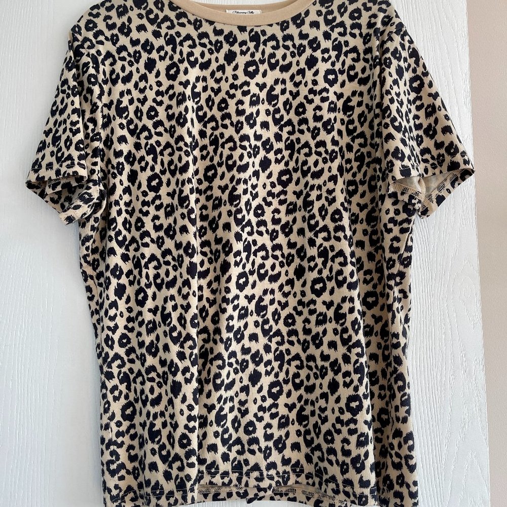 Basic Cheetah Print Tee